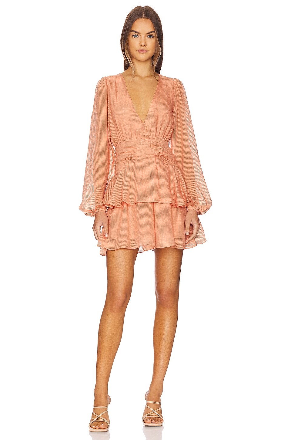 

Платье мини MINKPINK Tahlia, цвет Terracotta