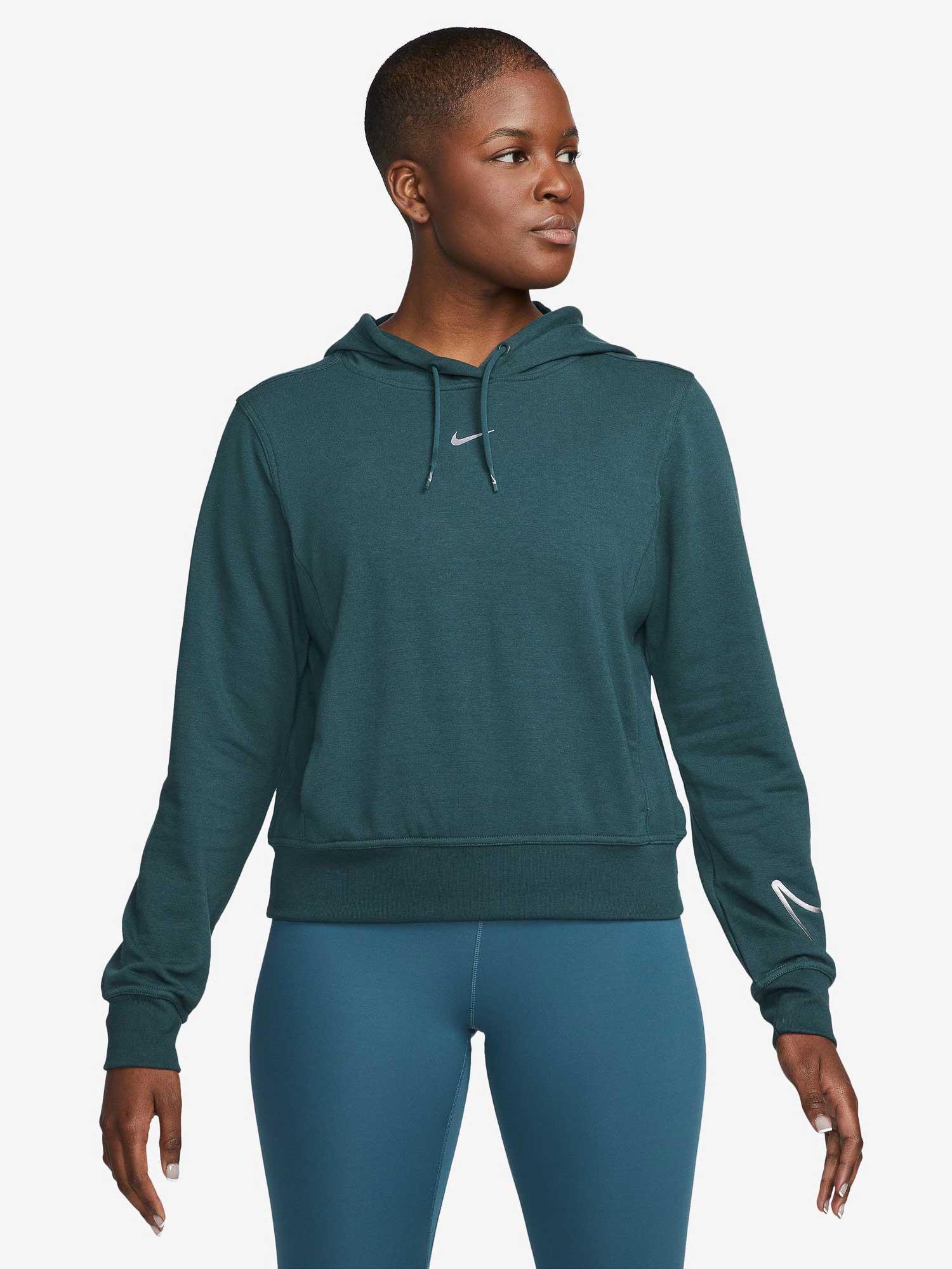 

Толстовка Nike W NK ONE DF HOODIE GX, зеленый