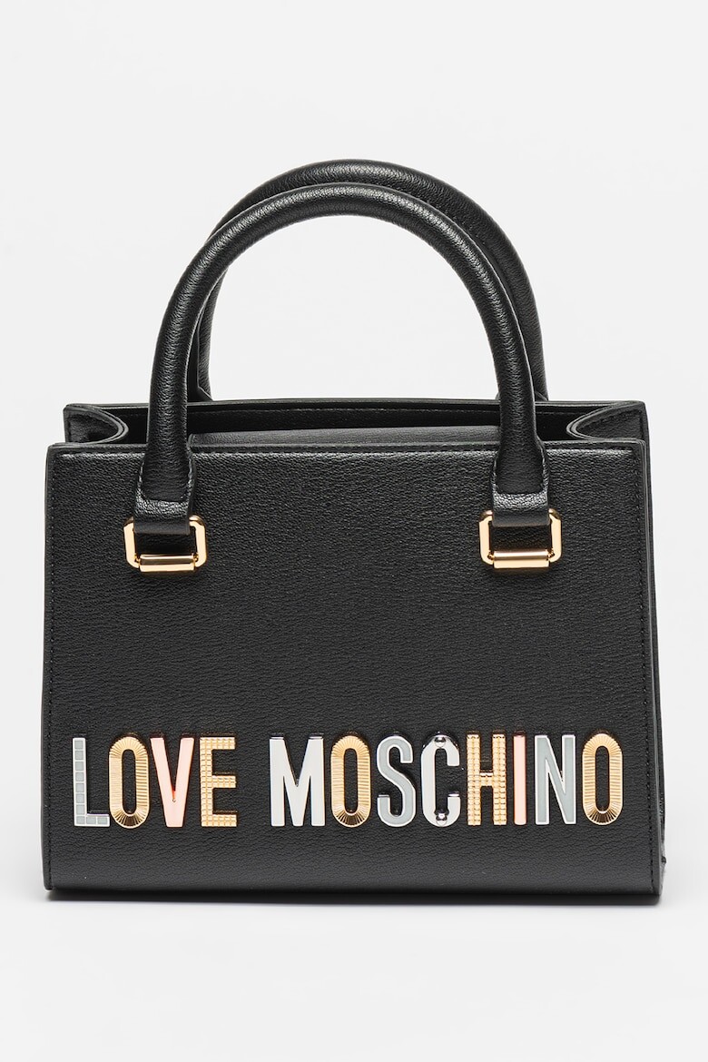 

Сумка из экокожи с логотипом Love Moschino, черный