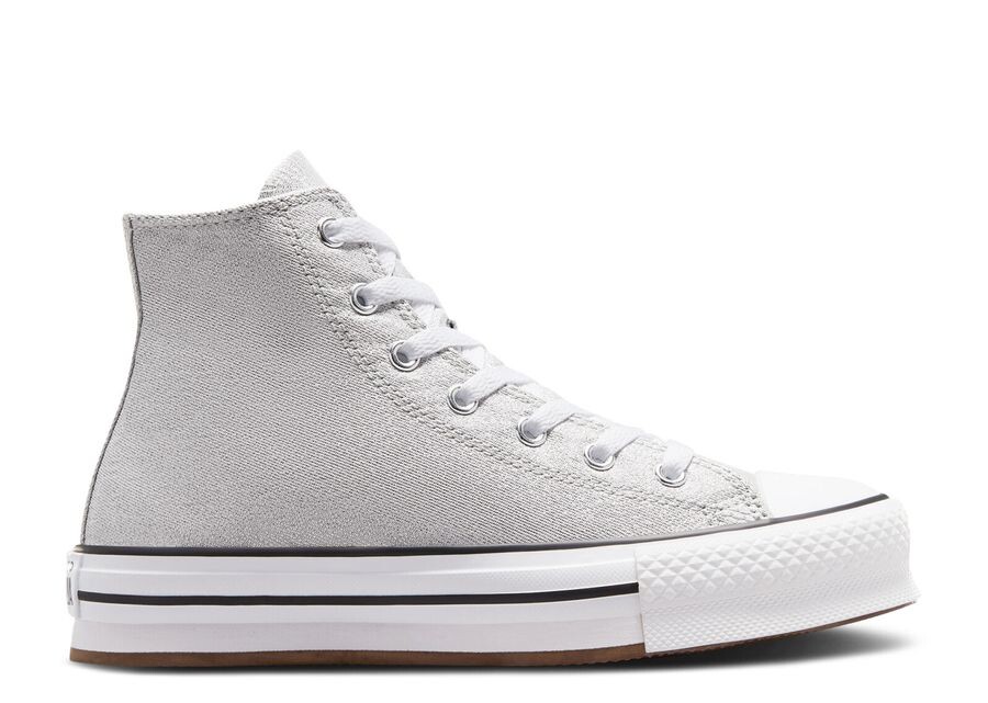 

Кроссовки Converse Chuck Taylor All Star Eva Lift Platform Gs High 'Prism Glitter', серый