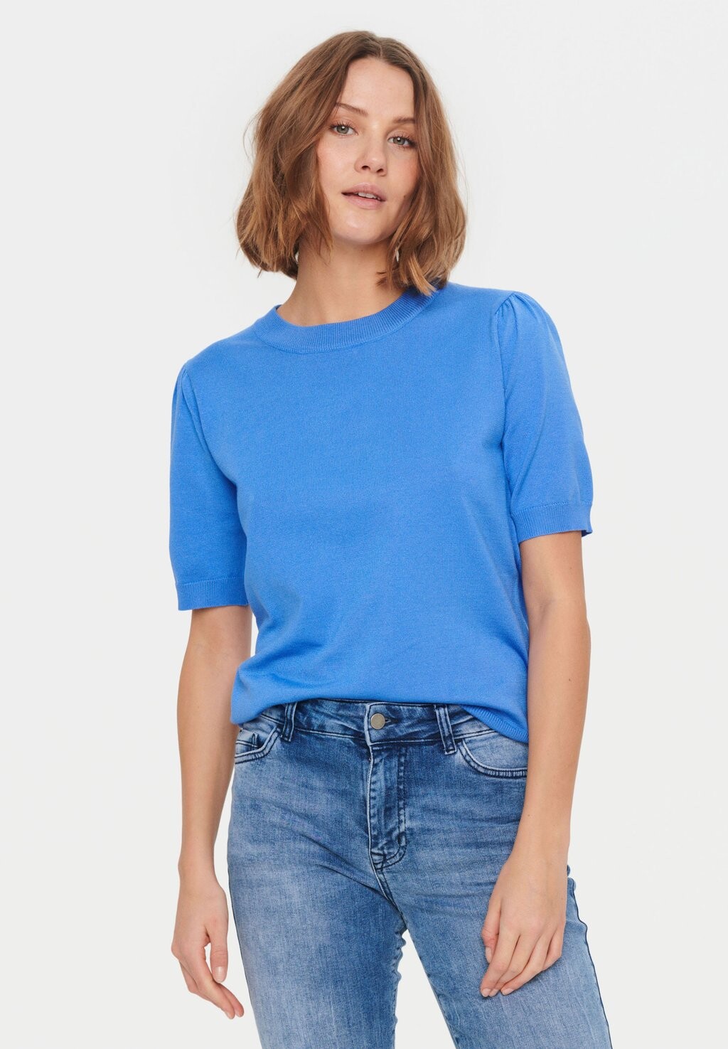 

Футболка базовая MILA Saint Tropez, цвет ultramarine