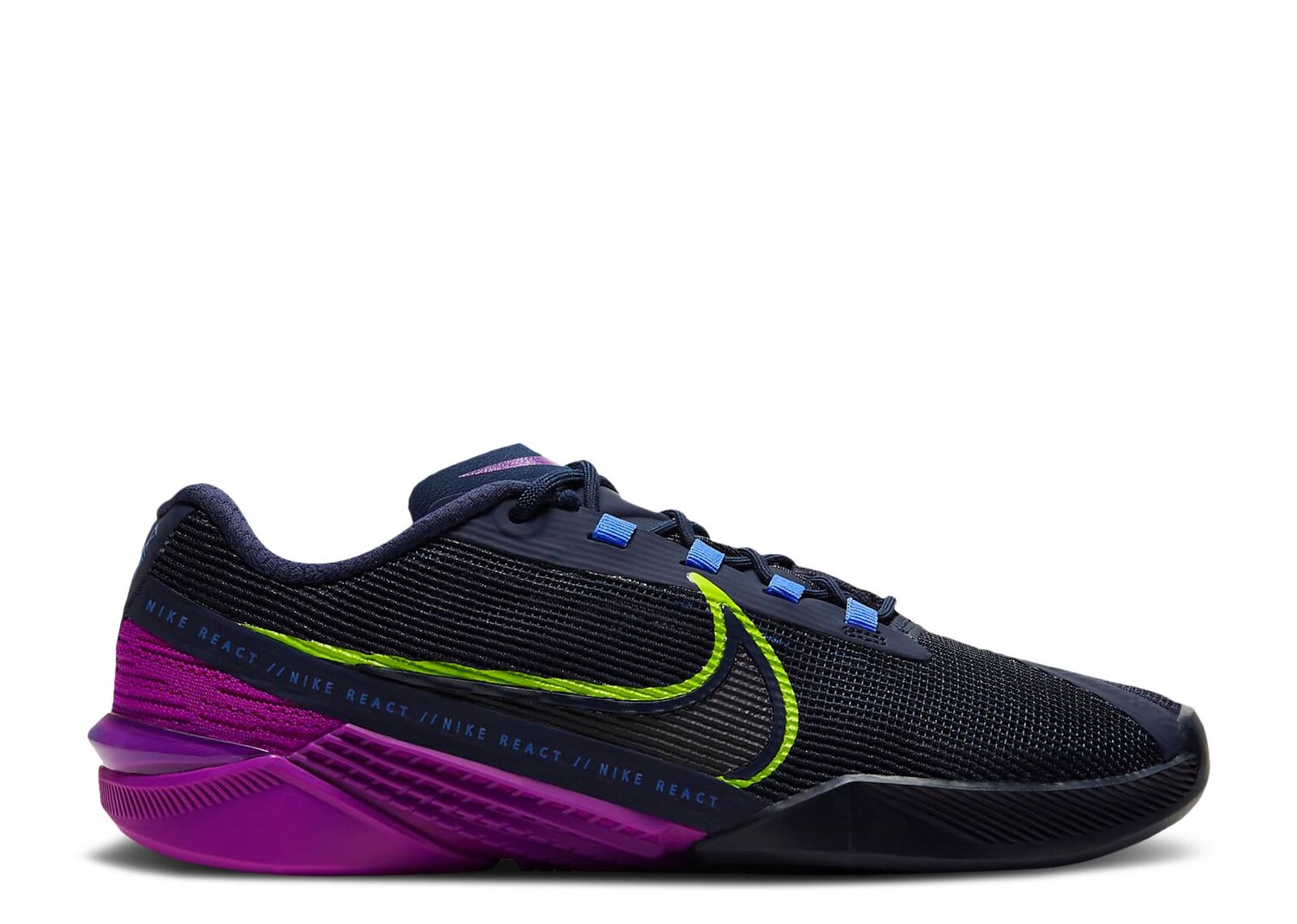 

Кроссовки Nike Wmns React Metcon Turbo 'Blackened Blue Red Plum', синий