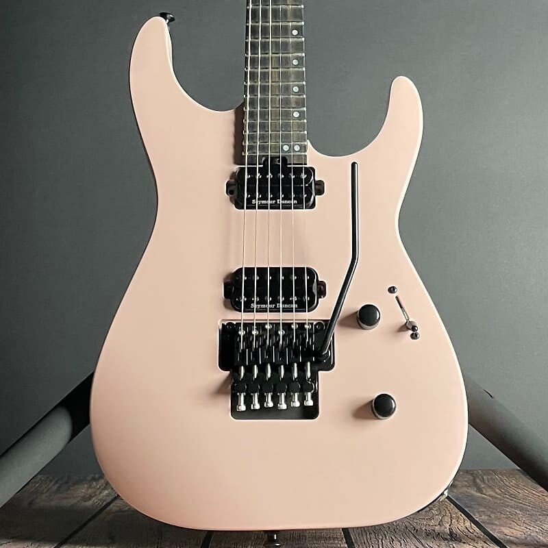 Электрогитара Jackson American Series Virtuoso, Streaked Ebony Fingerboard- Satin Shell Pink