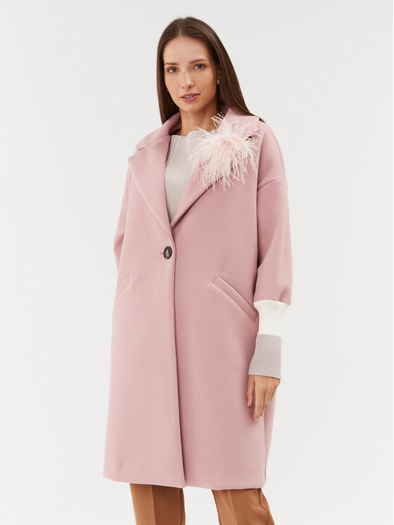 Переходное пальто стандартного кроя Maryley, розовый переходное пальто стандартного кроя mayoral розовый