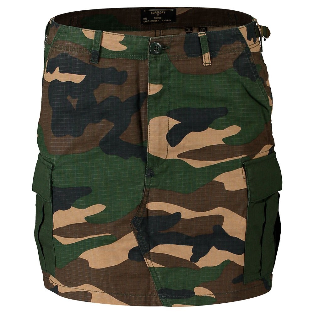 

Юбка Superdry Straight Cargo, зеленый