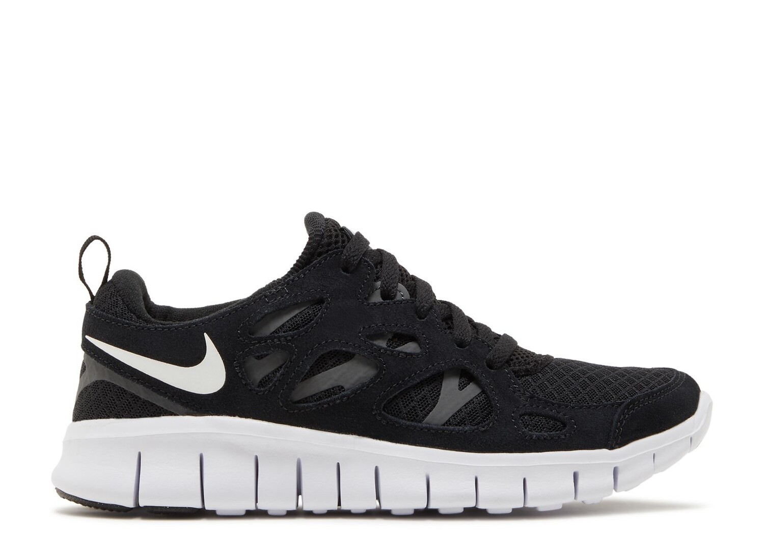 

Кроссовки Nike Free Run 2 Gs 'Black White', черный