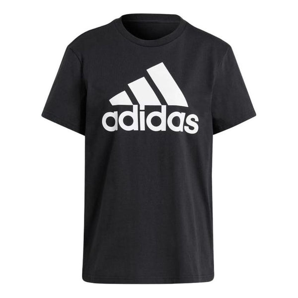 Футболка (WMNS) adidas originals Essentials Short Sleeve T-shirt 'Black', черный футболка adidas originals short sleeve black t shirt черный