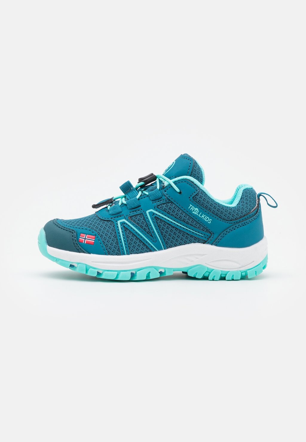 

Кроссовки KIDS SANDEFJORD LOW UNISEX TrollKids, цвет teal/glacier green