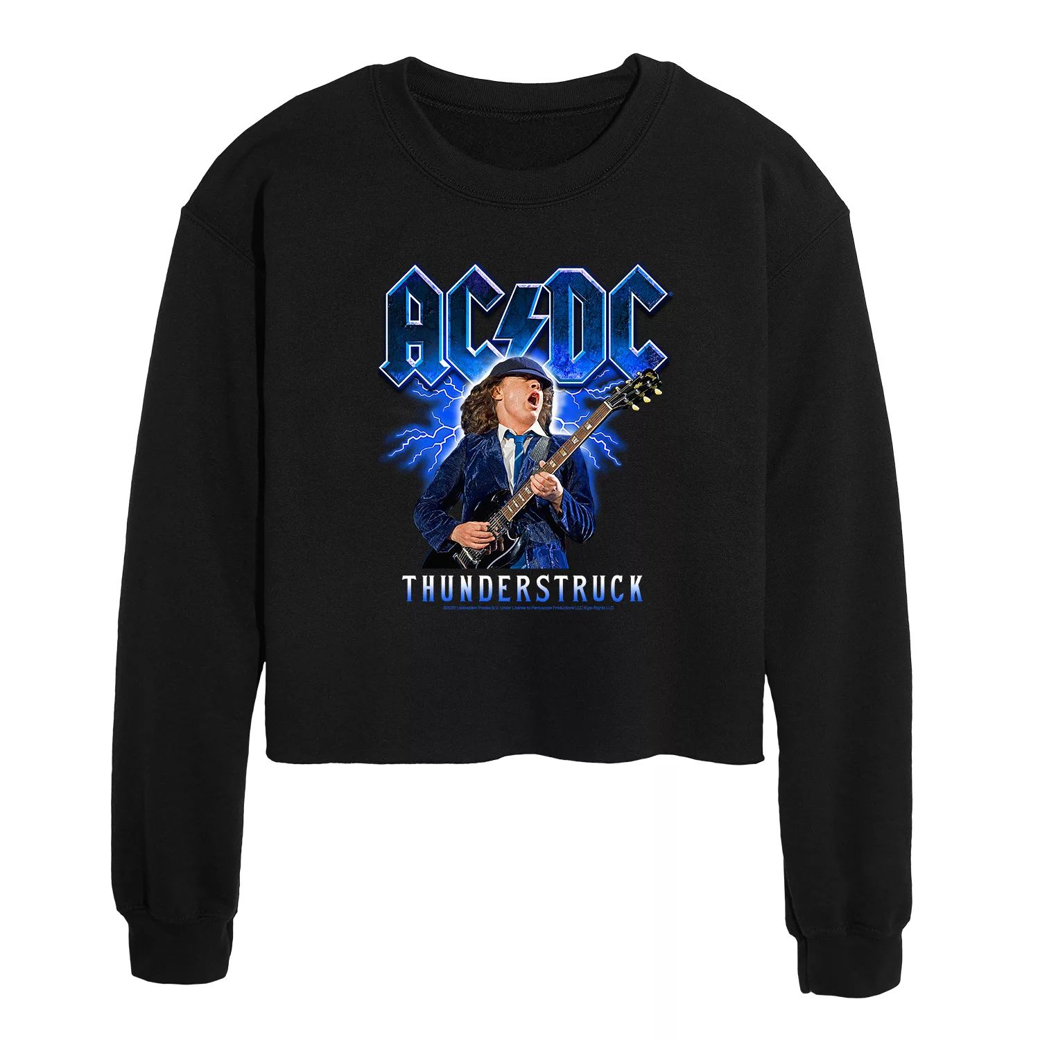 

Укороченный свитшот с рисунком AC/DC Thunderstruck для юниоров Licensed Character