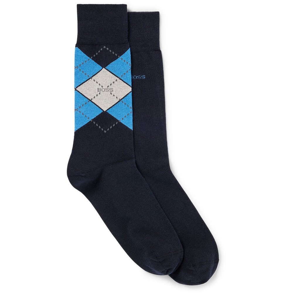 

Носки BOSS Argyle 10244703 01 2 шт, синий