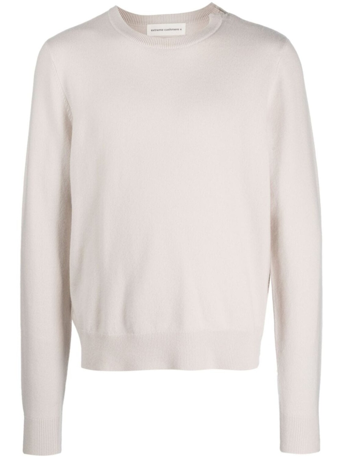 

extreme cashmere джемпер с декоративной строчкой, нейтральный цвет