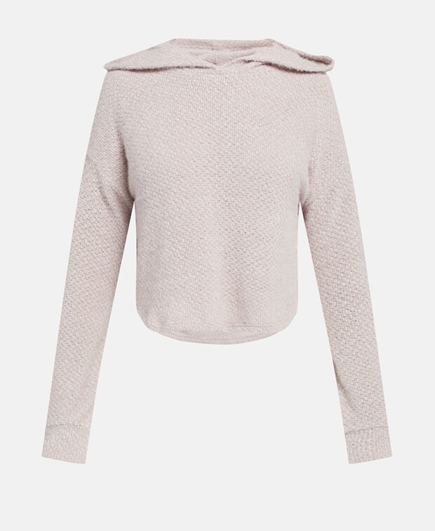 

Трикотажный джемпер с капюшоном Hollister, лиловый