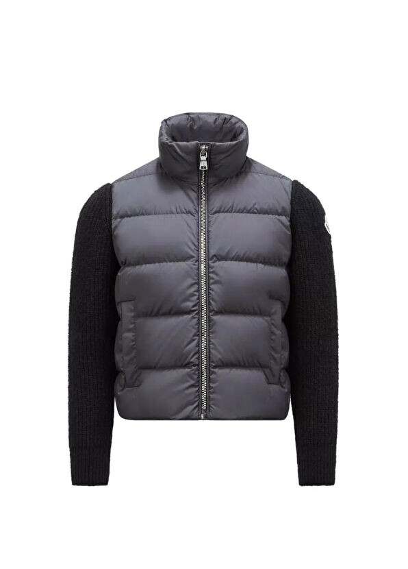 

Шерстяной кардиган для мальчика Moncler, черный