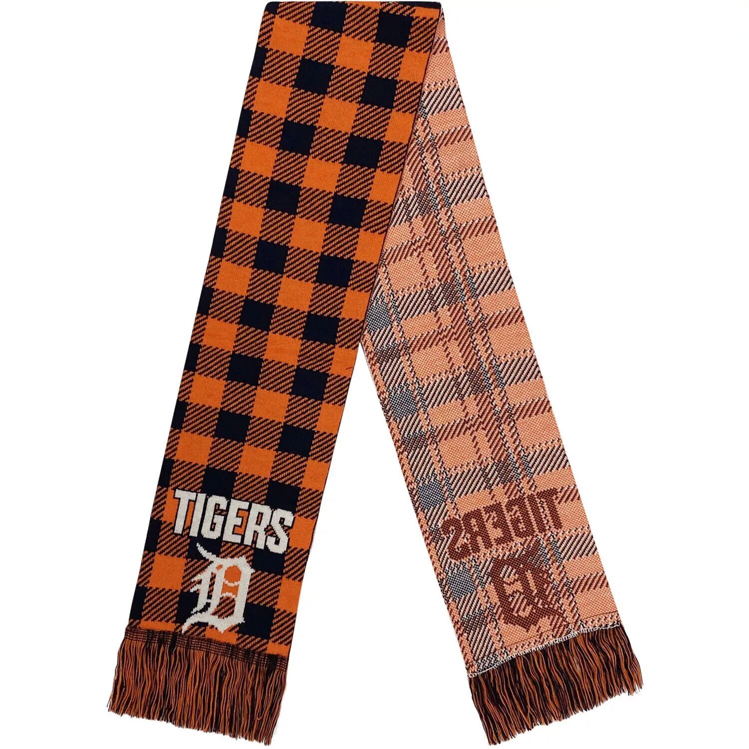 

Клетчатый шарф FOCO Detroit Tigers с цветными блоками