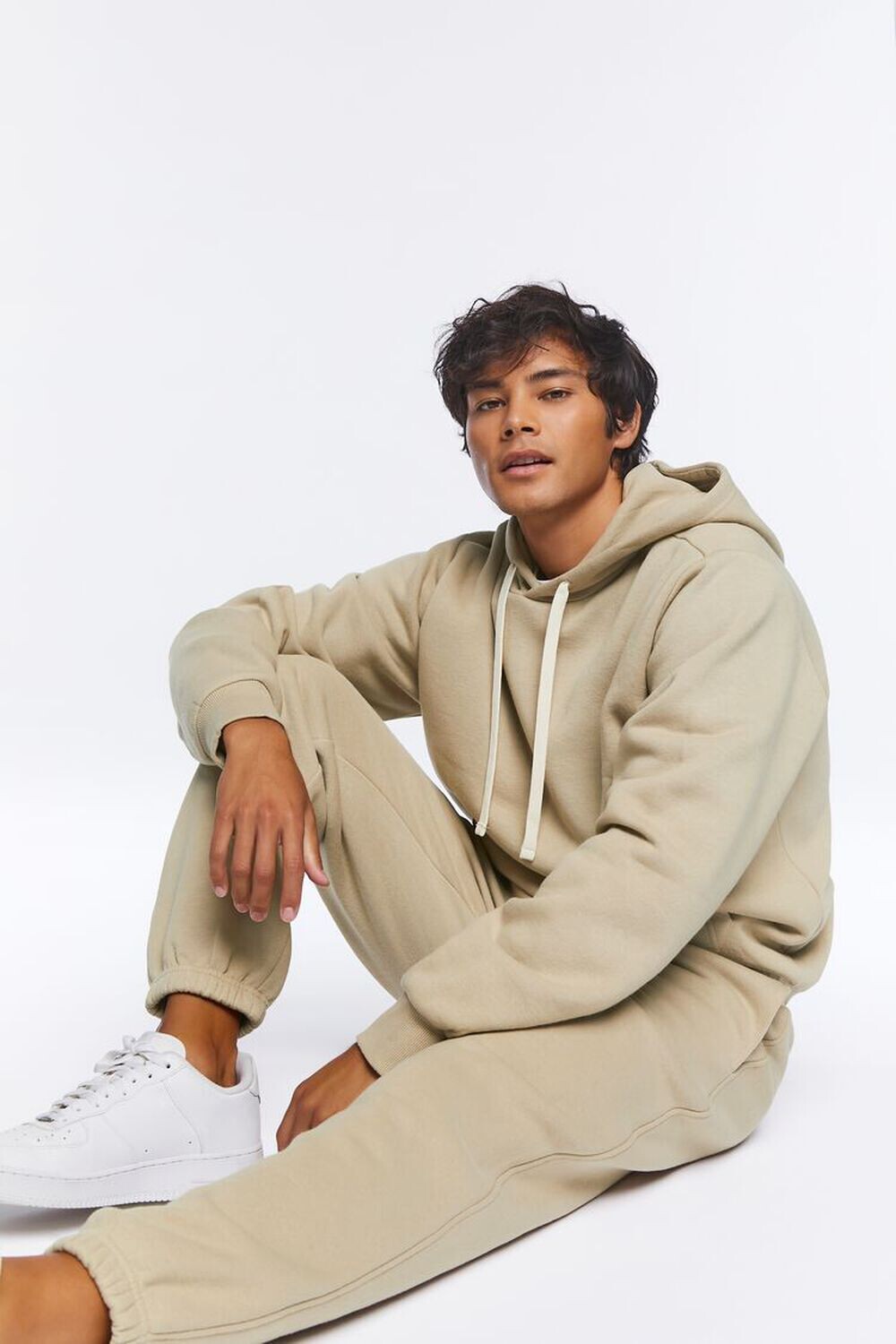 

Базовые джоггеры на шнурке Forever 21, серо-коричневый