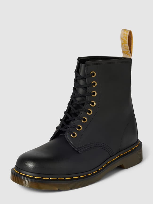 

Ботинки на шнуровке, модель Vegan Dr. Martens, черный