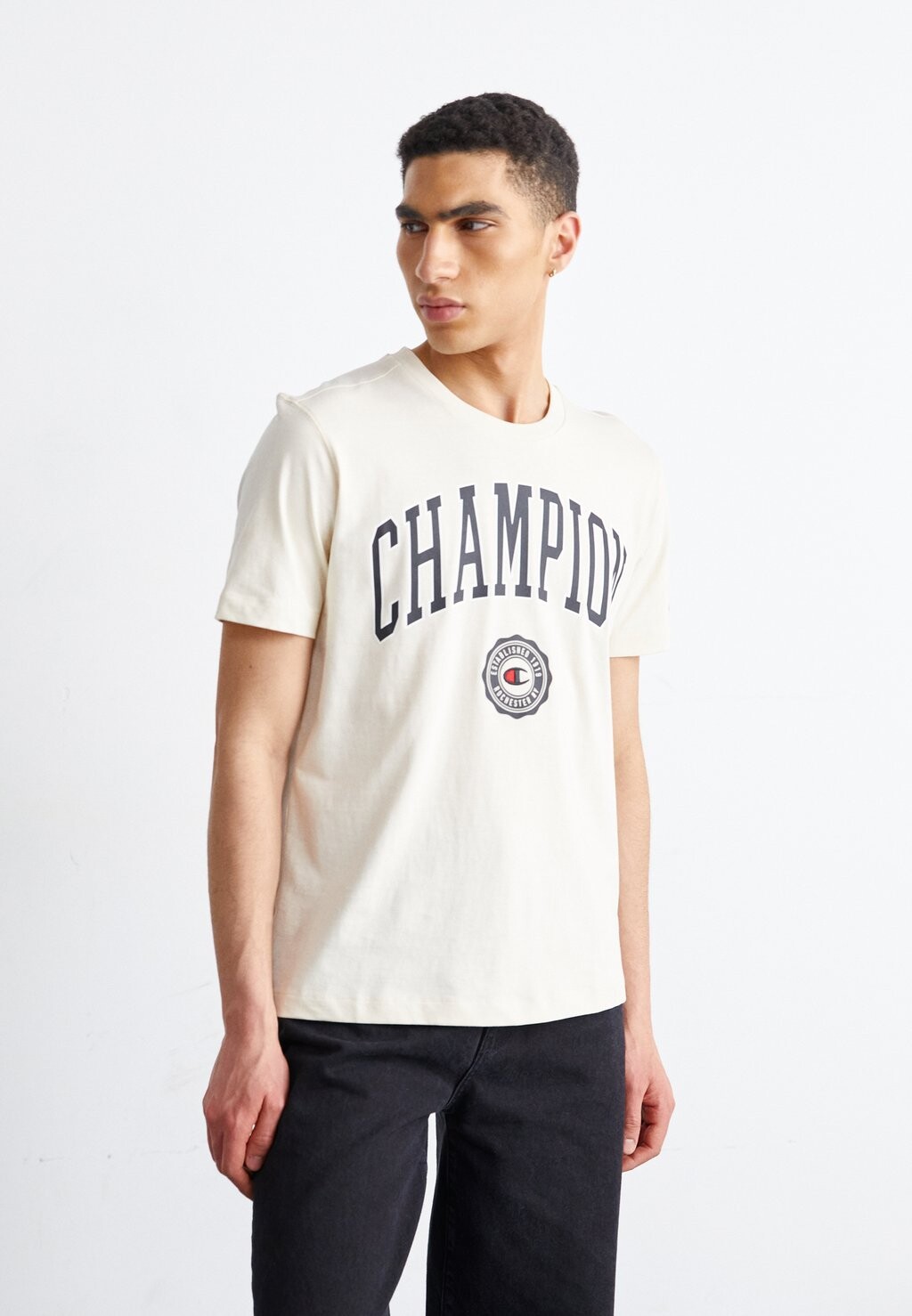

Футболка с принтом BOOKSTORE CREWNECK Champion Rochester, цвет sand