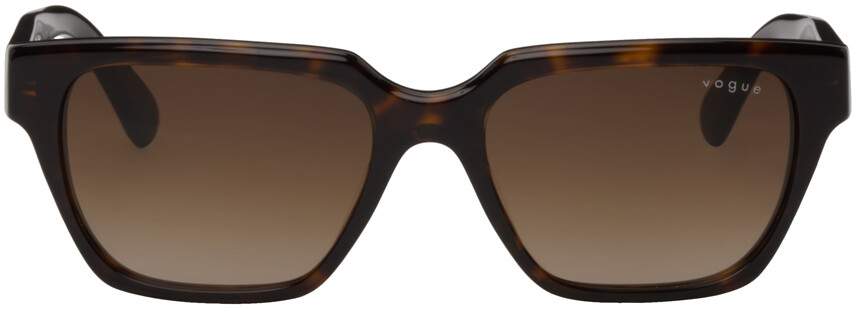 

Квадратные солнцезащитные очки черепаховой расцветки Hailey Bieber Edition Vogue Eyewear