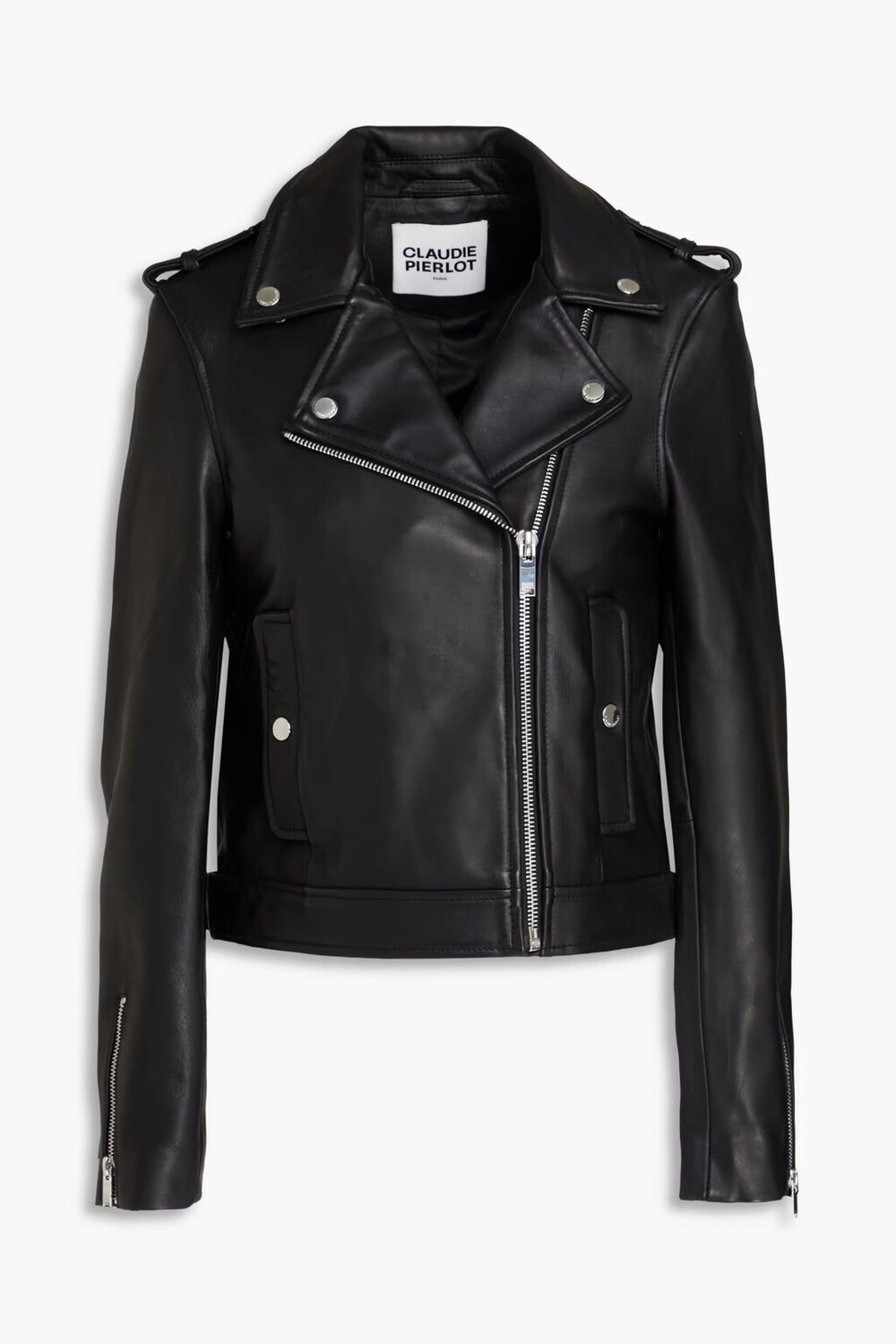 

Кожаная косуха Claudie Pierlot, черный