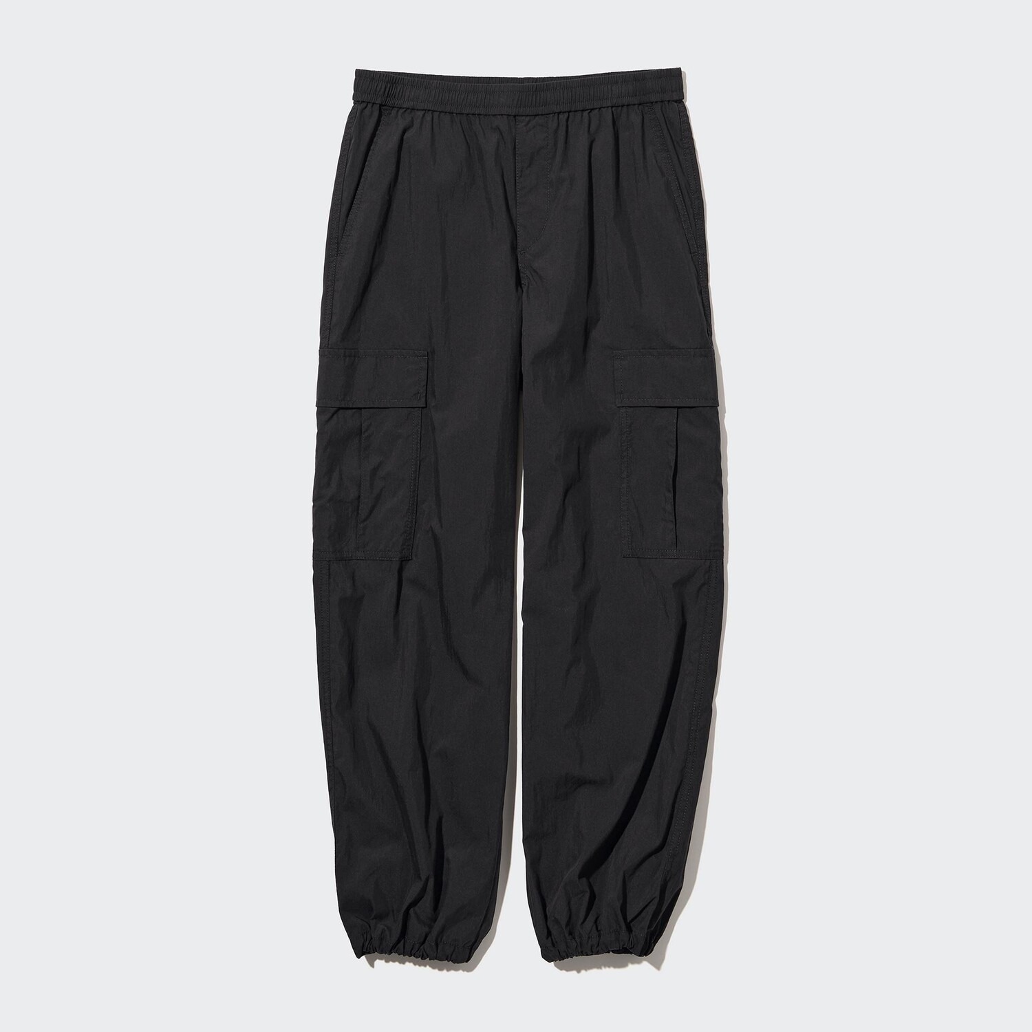 

Брюки-карго UNIQLO хлопковые, черный
