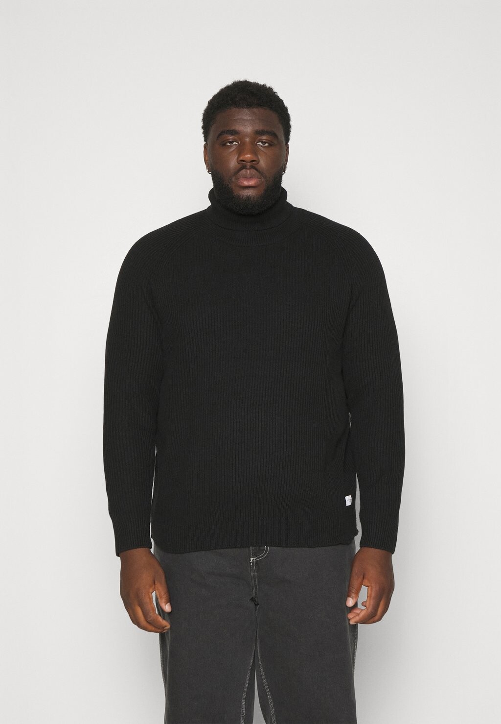 

Свитер PANEL ROLL NECK PLS Jack & Jones, черный