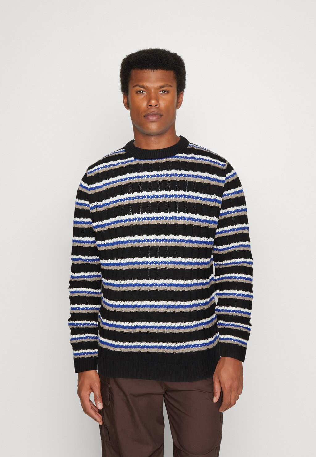 

Джемпер вязаный ONSKAISER LIFE CROCHET Only & Sons, цвет black