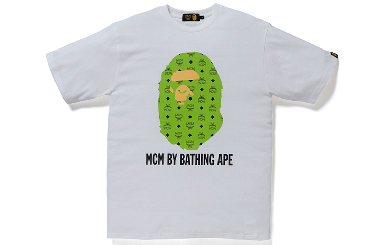 

Футболка серии Mcm X Ape Head для мужчин A Bathing Ape