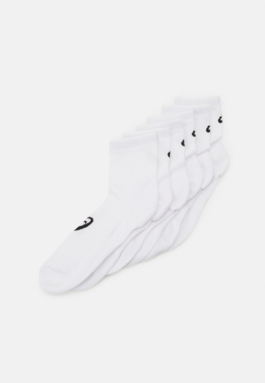 спортивные носки performance run quarter sock unisex asics бирюзовый Спортивные носки QUARTER SOCK UNISEX 6 PACK ASICS, белый