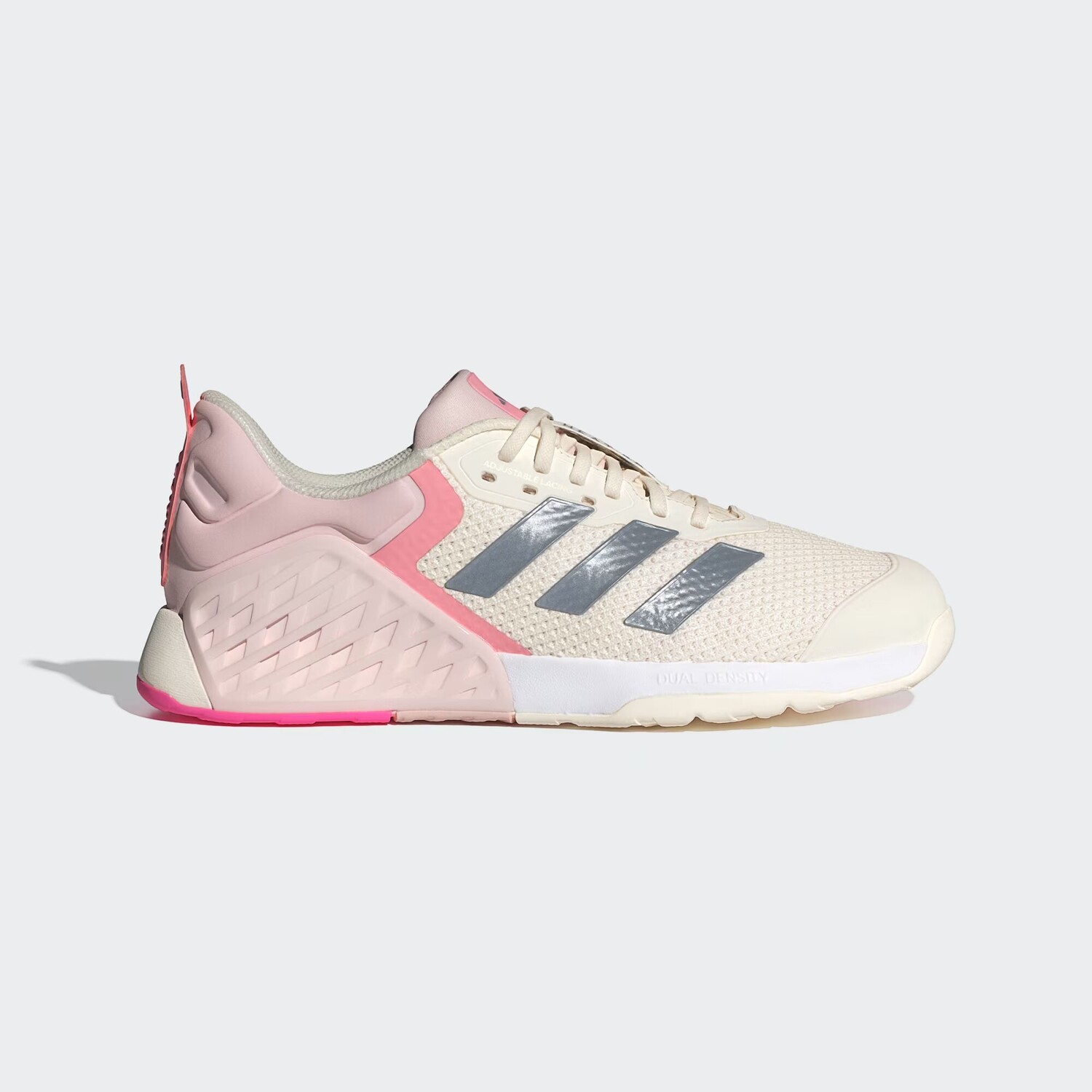 

Кроссовки Дропсет 3 Adidas, цвет Chalk White/Iron Metallic/Semi Pink Spark