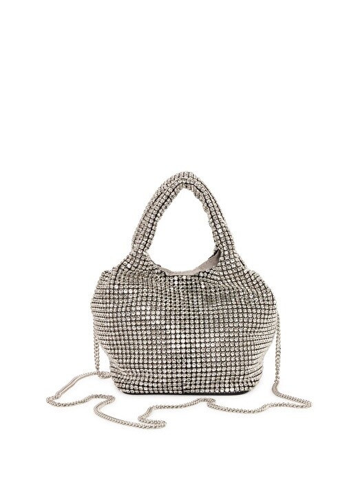 

Серая женская сумка через плечо на магните Dkny