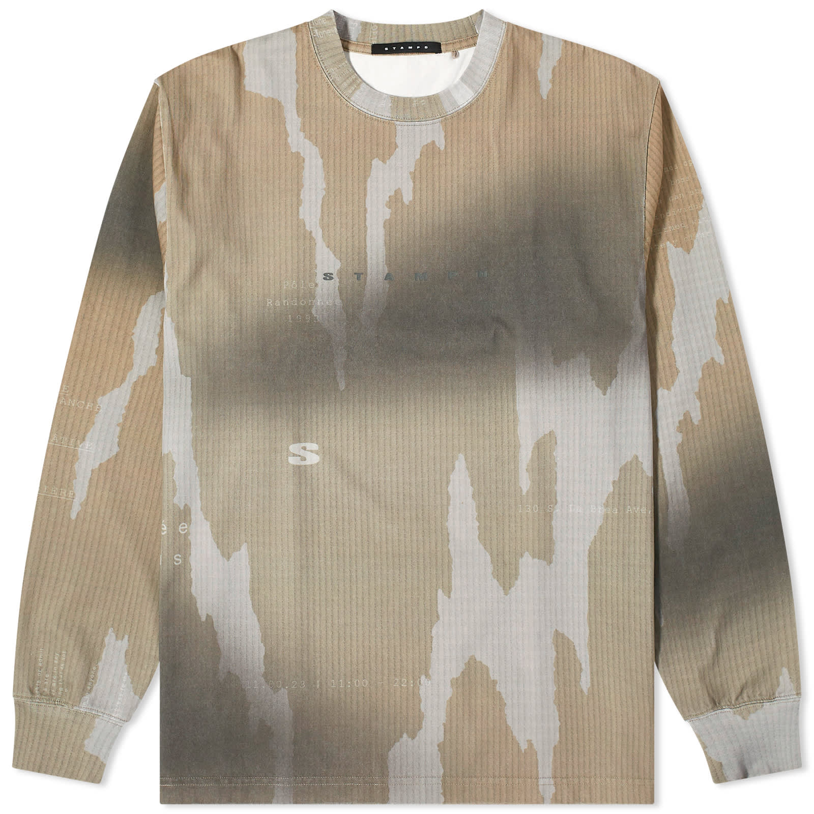 

Футболка Stampd Long Sleeve Ikat Camo Sublimated, цвет Ikat Camo