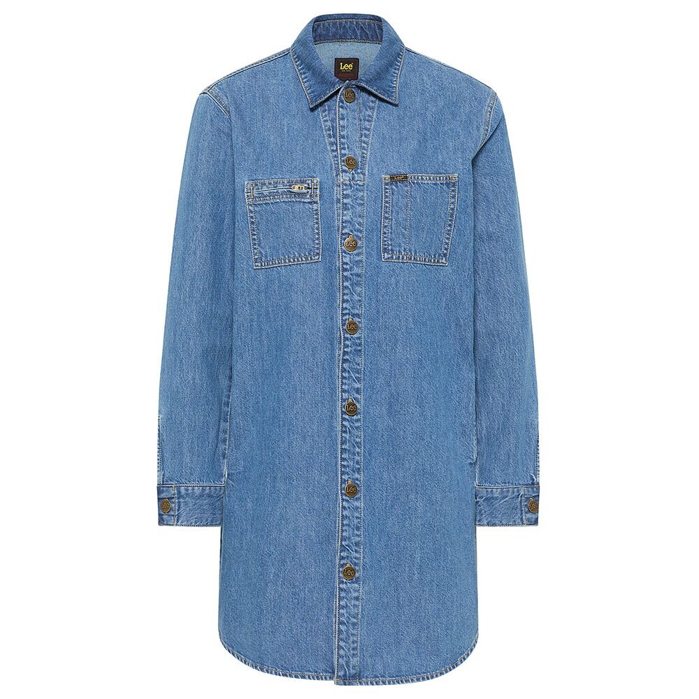 

Платье миди Lee Unionall Dress Long Sleeve, синий
