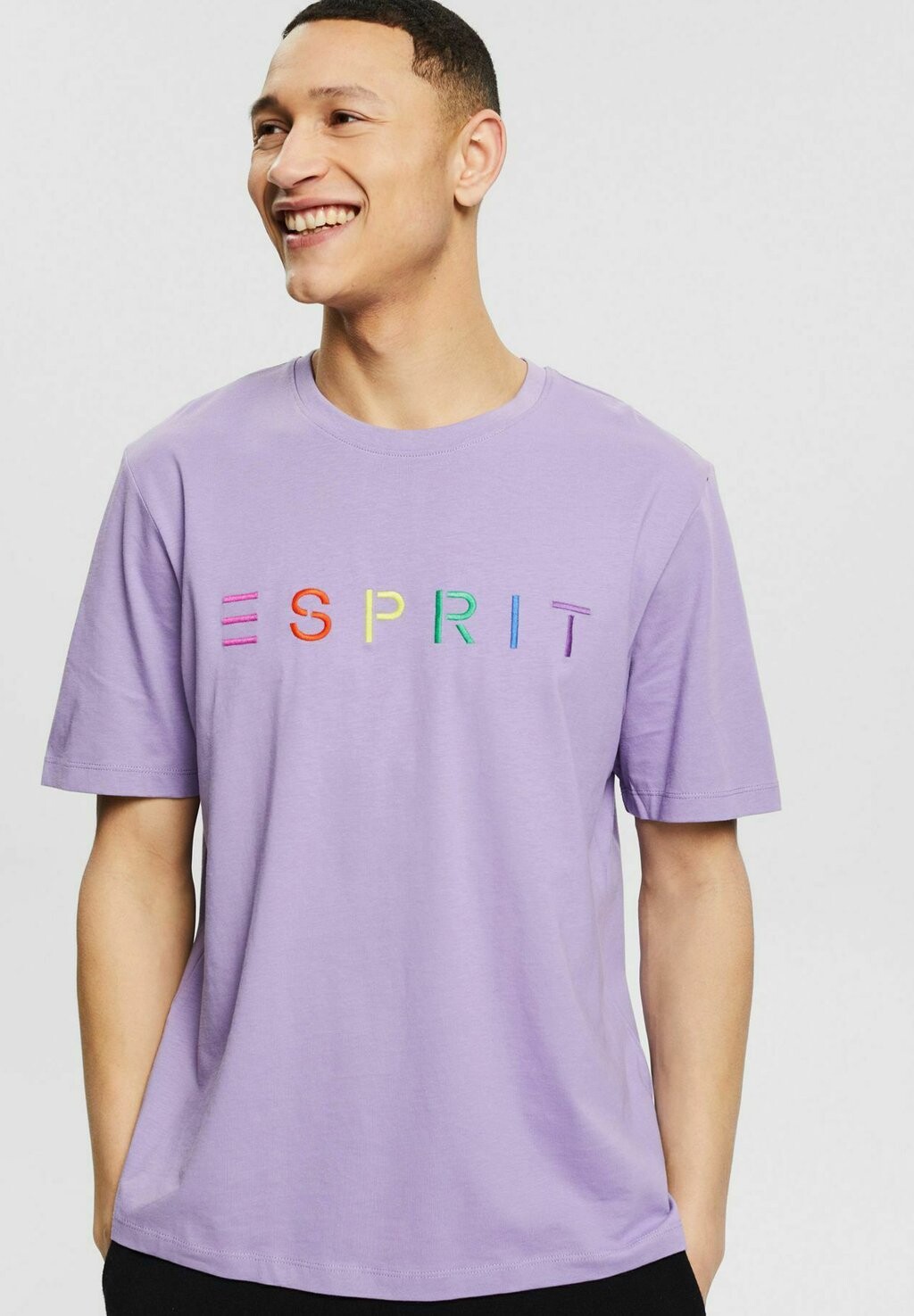 

Футболка с принтом Esprit, светло-розовый