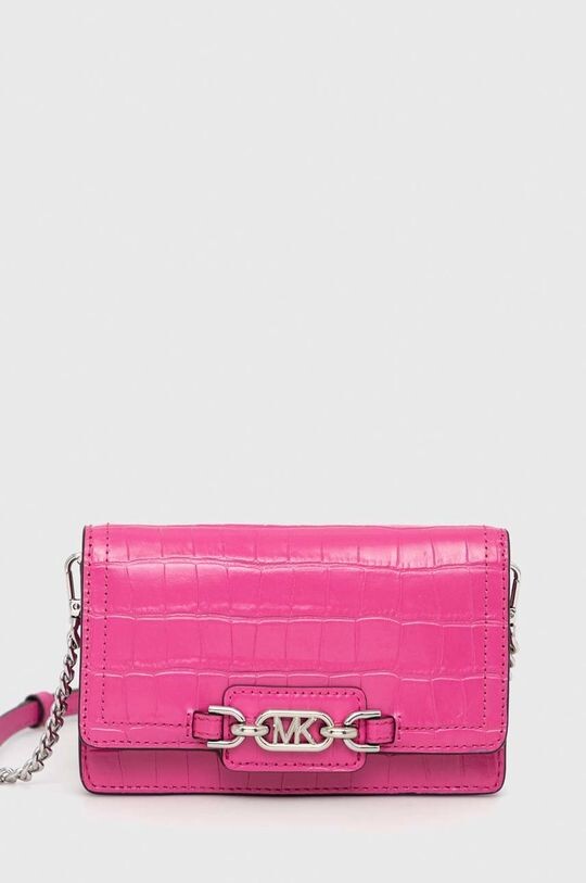 

Кожаная сумка-клатч MICHAEL Michael Kors, розовый