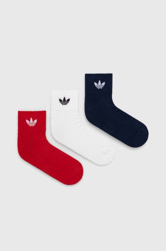 

3 упаковки носков adidas Originals, красный