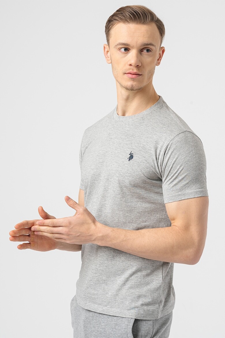 

Футболка с овальным вырезом U S Polo Assn , серый