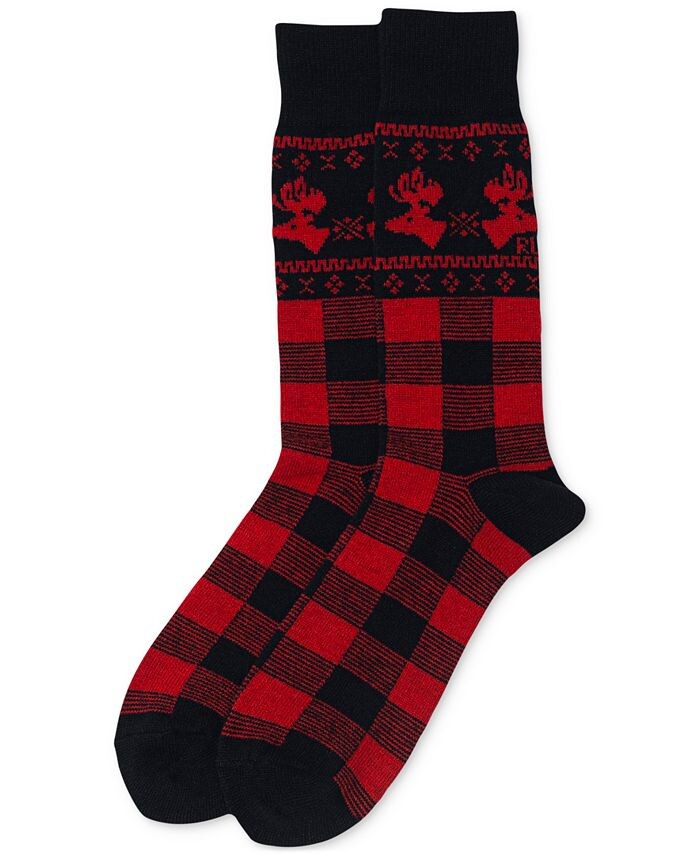 

Мужские носки в клетку Holiday Moose Buffalo Polo Ralph Lauren, мультиколор