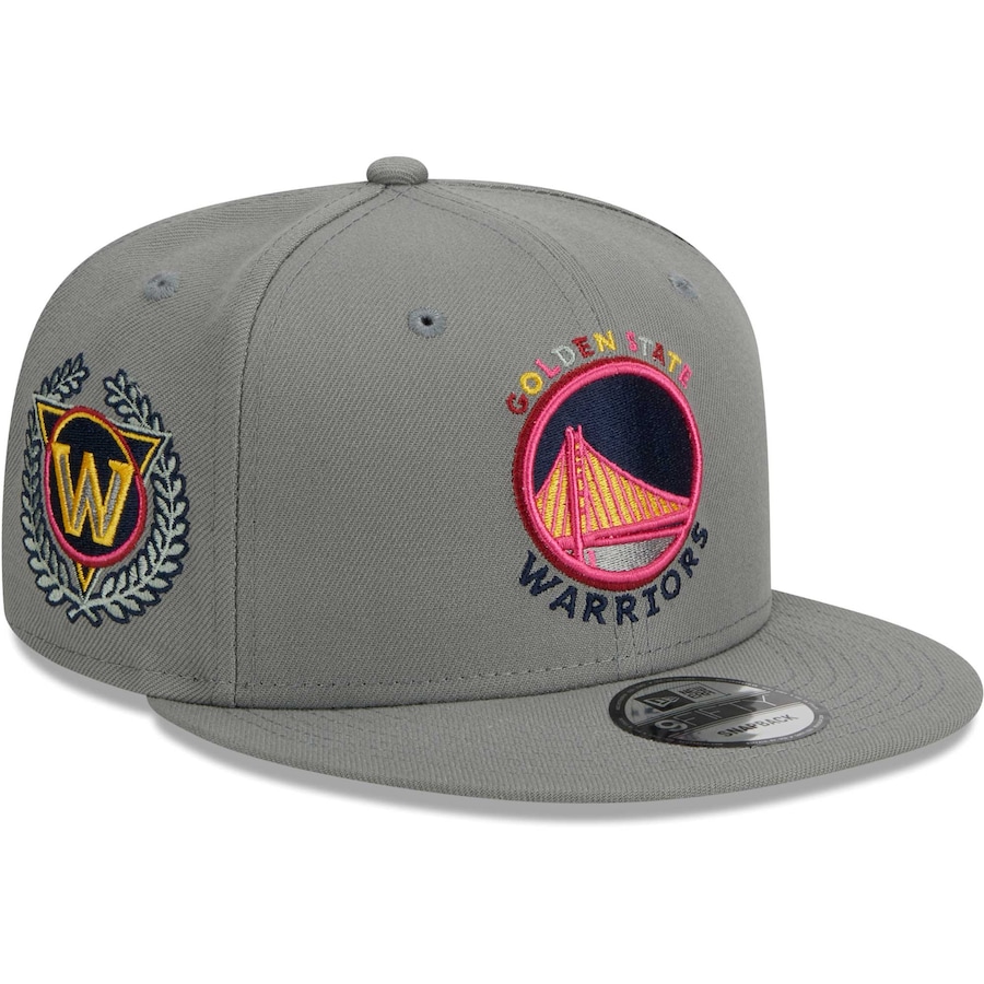 

Бейсболка New Era Golden State Warriors, серый