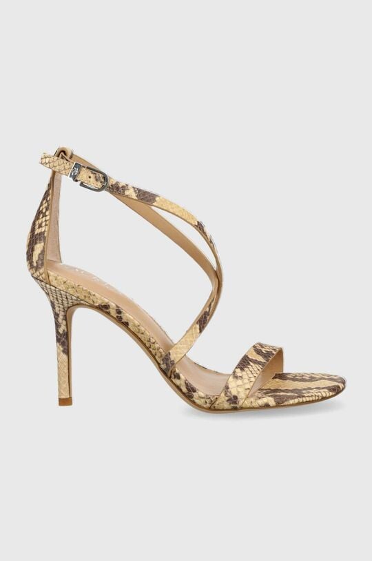 

Кожаные босоножки Gabriele Lauren Ralph Lauren, бежевый