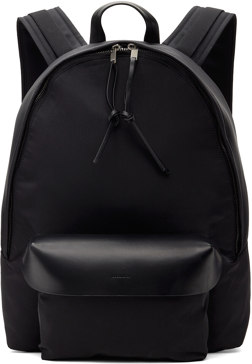 

Рюкзак с черной крышкой Jil Sander, цвет Black