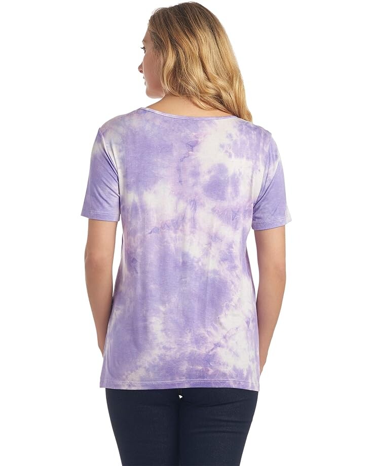 

Футболка Everly Grey Erika Maternity Tee, цвет Lavender Tie-Dye
