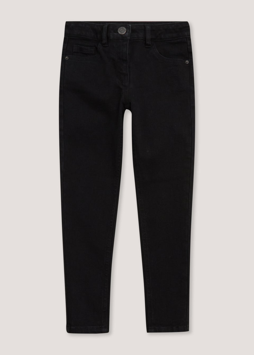Черные джинсы скинни для девочек (4–15 лет)
