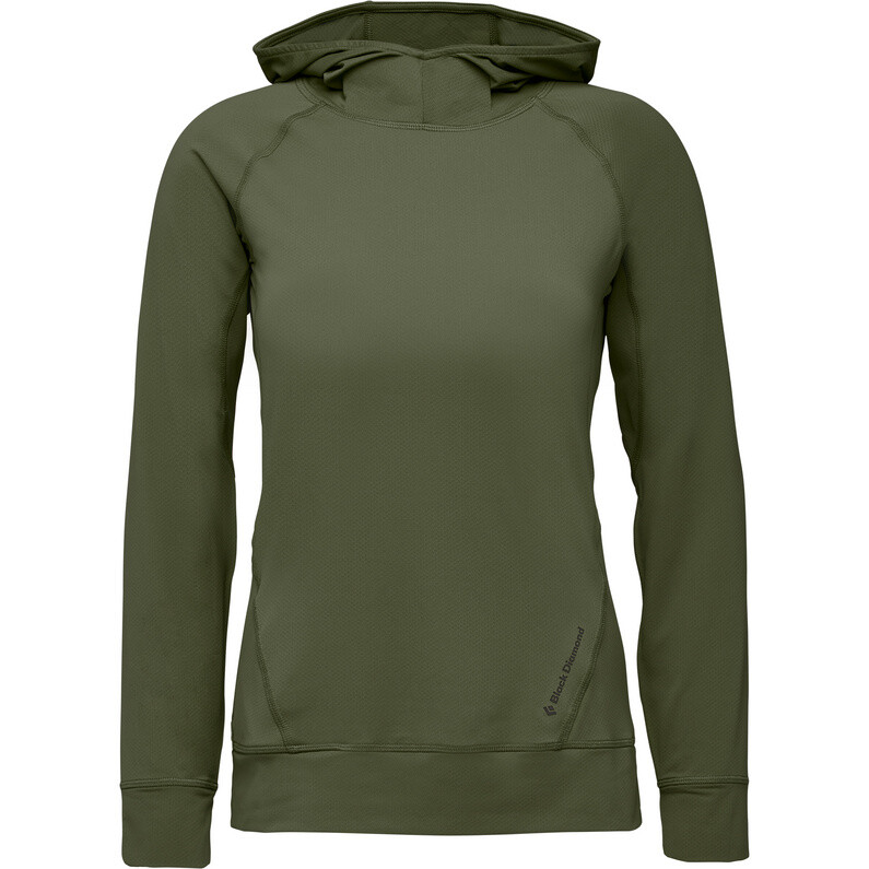 

Женская худи Alpenglow Black Diamond, оливковый