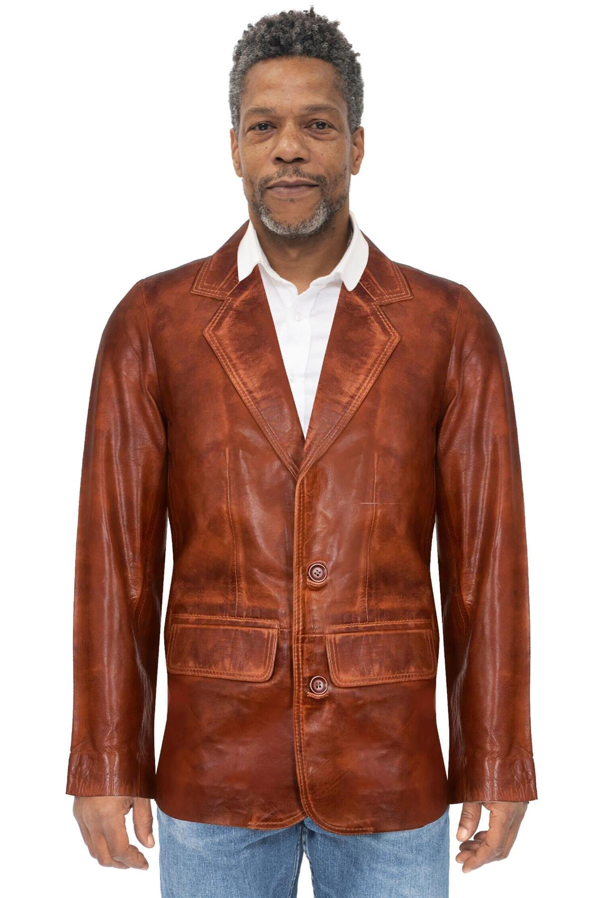 цена Кожаный пиджак-Сантьяго Infinity Leather, коричневый