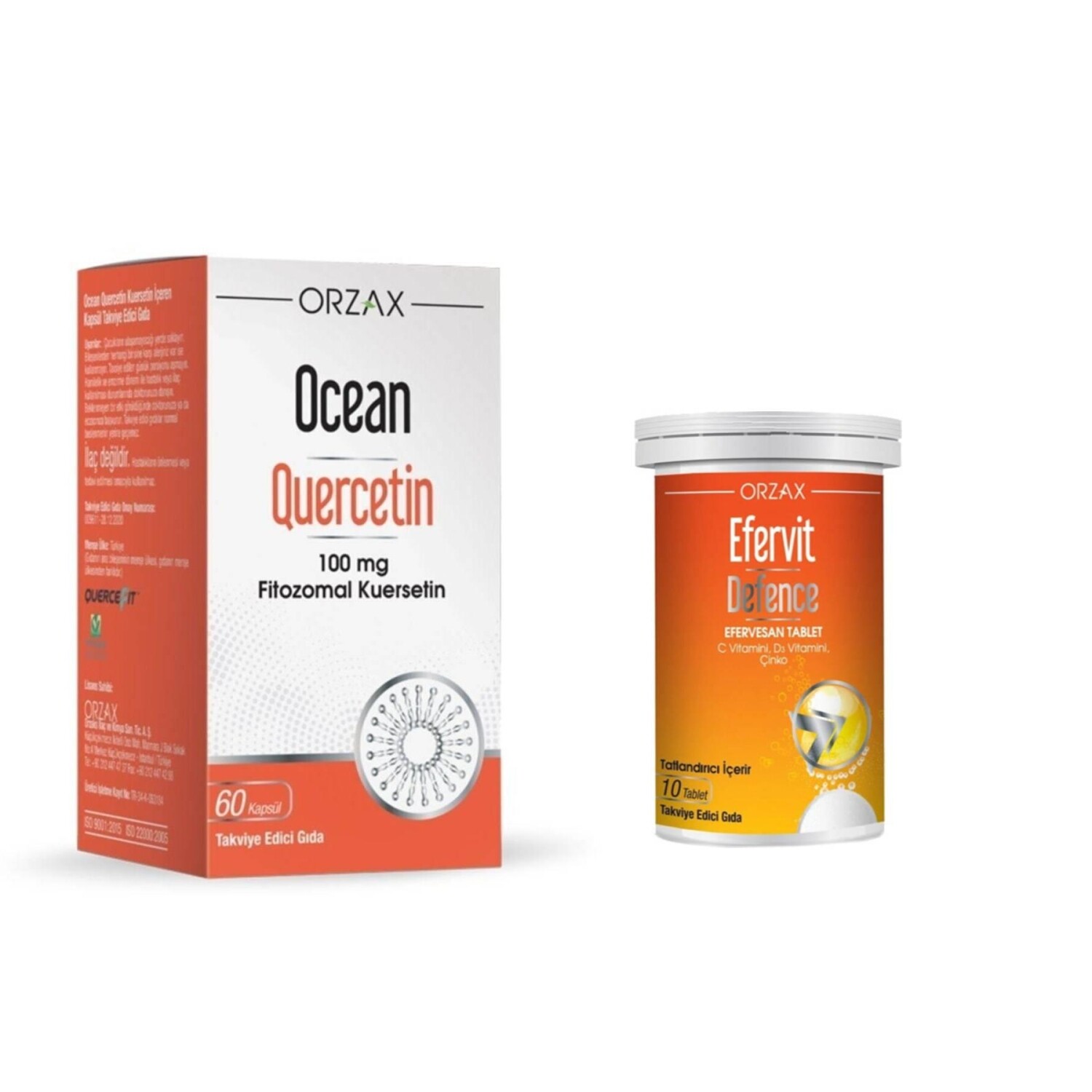

Ocean Quercetin 60 капсул + Efervit Defense ORZAX