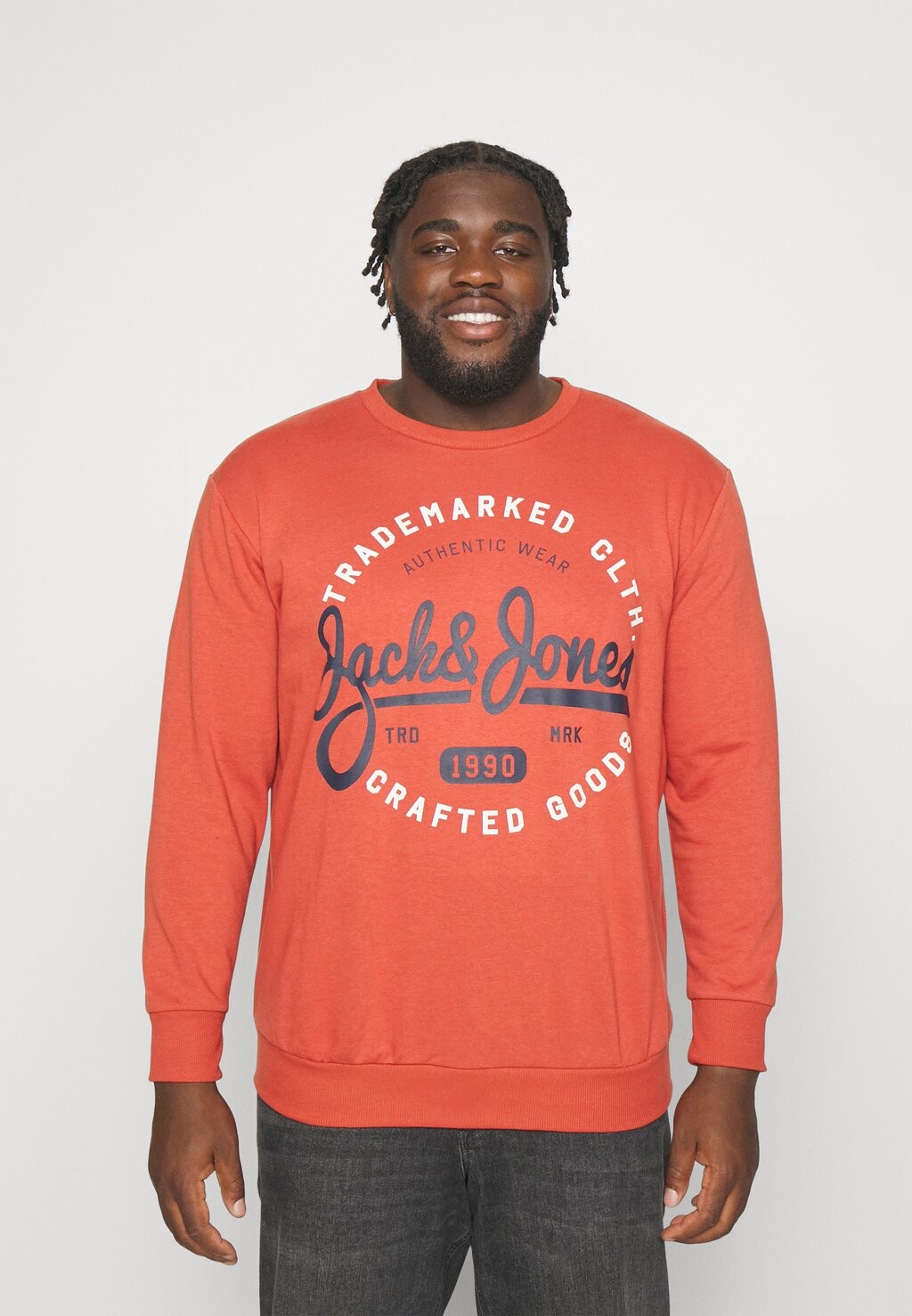 

Толстовка Jack & Jones Jjmikk, киноварь, Оранжевый