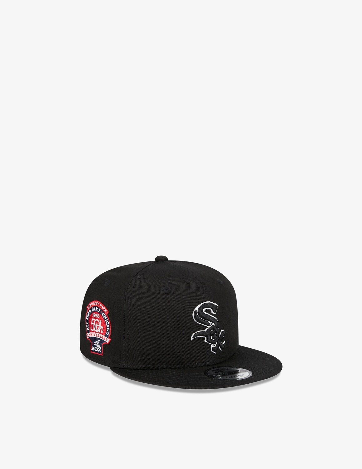 

Боковая нашивка с надписью 9fifty Chicago White Sox кепка New Era, черный