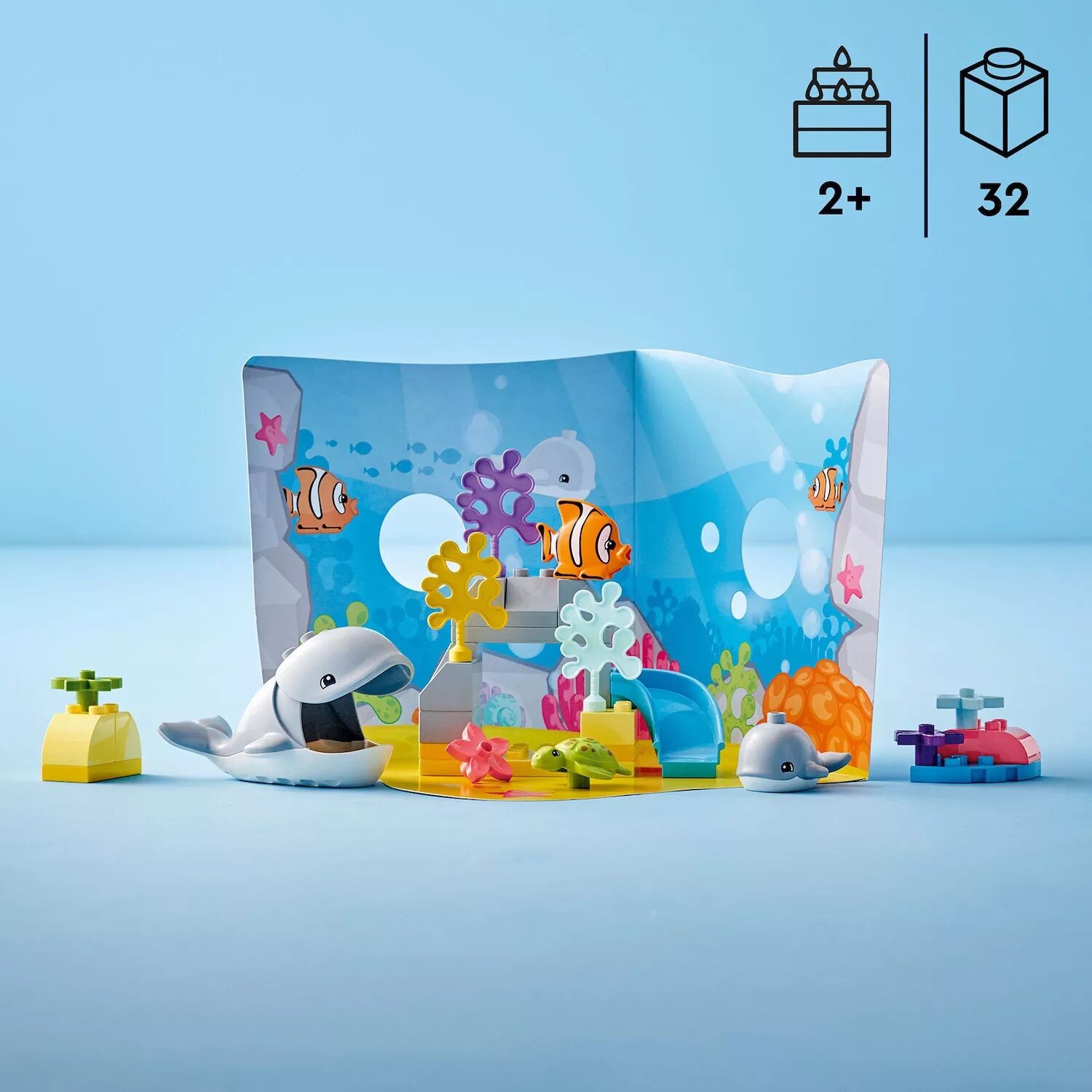 

LEGO DUPLO Wild Animals of the Ocean 10972 Конструктор (32 детали) LEGO