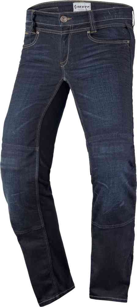 цена Джинсовые эластичные мотоциклетные джинсы Scott, синий