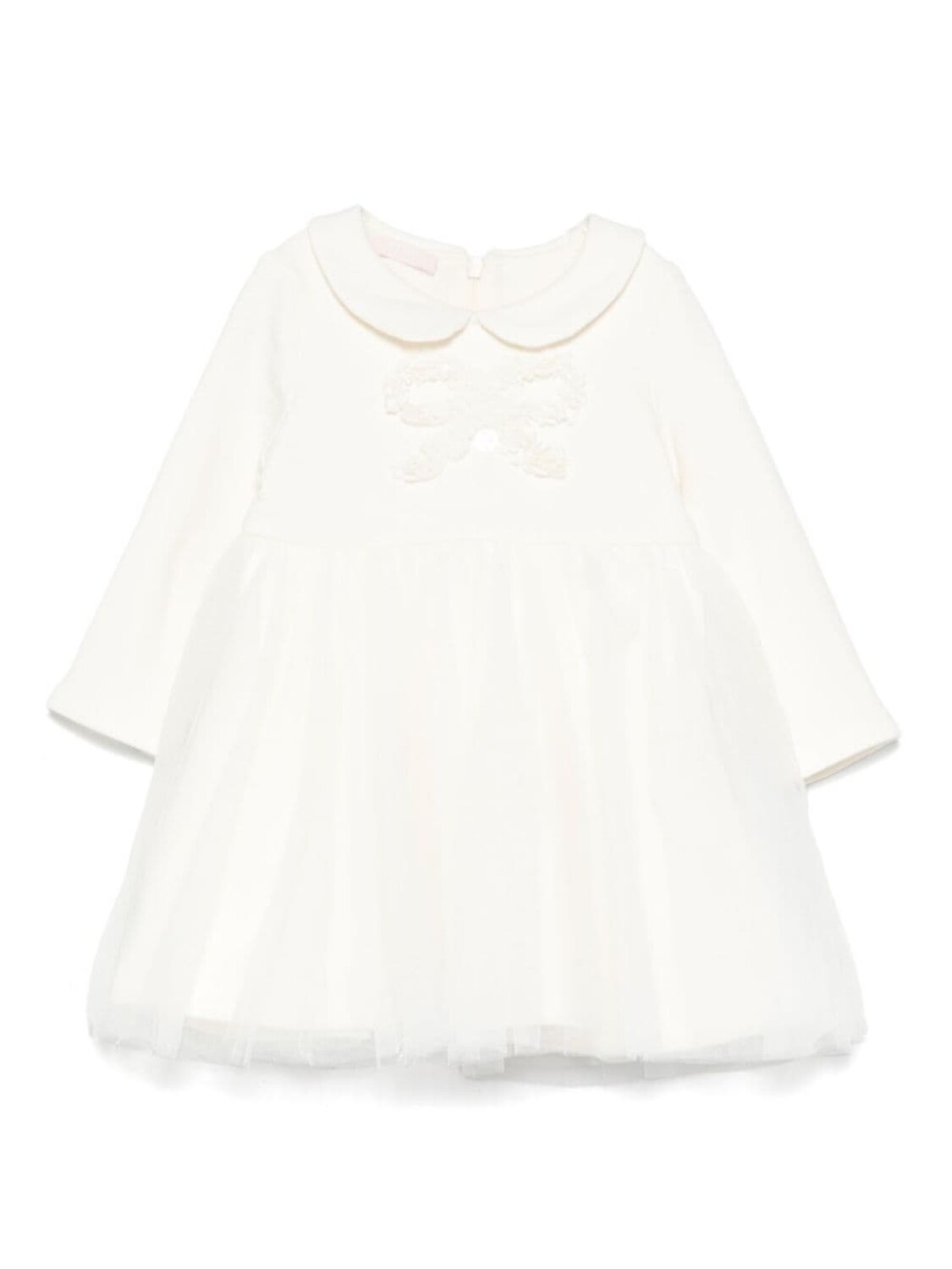 

Liu Jo Kids платье со вставкой из тюля, серый